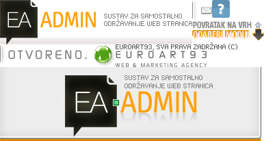 EA.admin :: Sustav za samostalno održavanje web stranica